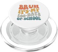 Groovy Bruh Sono i miei 100 giorni di scuola 100 giorni di scuola PopSockets PopGrip per MagSafe