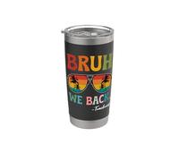 Groovy Bruh We Back Teachers Kids Back To School - Occhiali da sole per bambini Bicchiere termico in acciaio inox doppia parete