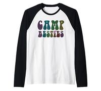 Groovy CAMP BESTIES BFF Modalità in tenda sulle ragazze in crociera Maglia con Maniche Raglan