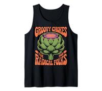 Groovy Chokes Retro Carciofo Design per radicali Canotta