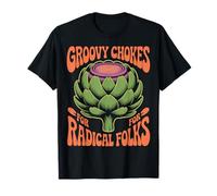 Groovy Chokes Retro Carciofo Design per radicali Maglietta