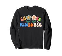Groovy Choose Kindness Matter - Messaggio di compassione Che ispira Felpa