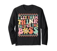Groovy Couples Matching I Let Them Think They’re The Boss Maglia a Manica