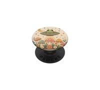 Groovy Cute Kawaii Alien Frog UFO Alien Rapimento Funghi PopSockets PopGrip Adesivo