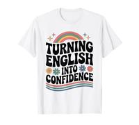 Groovy Daisy Flower ESL Insegnante Tutor di Lingua Inglese Maglietta