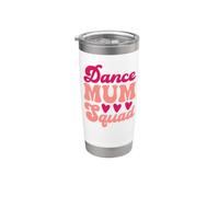 Groovy Dancing Practice Mummy Of Best Bancer Dance Mum Squad Bicchiere termico in acciaio inox doppia parete