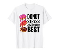 Groovy Donut Stress Just Do Your Best Teachers Test Day Maglietta