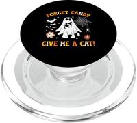 Groovy Forget Candy Dammi un gatto fantasma con in mano un gatto nero PopSockets PopGrip per MagSafe