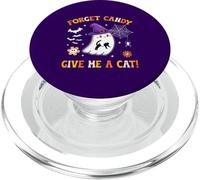 Groovy Forget Candy Dammi un gatto fantasma con in mano un gatto nero PopSockets PopGrip per MagSafe
