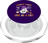 Groovy Forget Candy Dammi un gatto fantasma con in mano un gatto nero PopSockets PopGrip per MagSafe