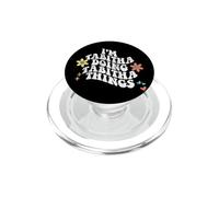 Groovy I'm TABITHA Doing TABITHA Things Divertenti Festa della Mamma PopSockets PopGrip per MagSafe