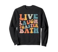Groovy Live Laugh Toaster Bath giocoso Bagno Divertente Vita Felpa