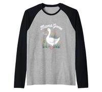 Groovy Mama Goose Est.2025 Donne mamma per essere madri Maglia con Maniche Raglan