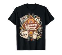 Groovy Mama Retro Vintage 70s Estetica Festa della Mamma Donne Maglietta