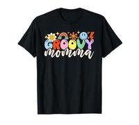 Groovy Mamma Retrò Corrispondenza Famiglia Vintage 70s Hippie Mamma Maglietta
