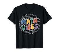 Groovy Math Vibes Mathematics Teacher Appreciation Student Maglietta