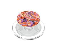 Groovy - Pattini a rotelle color corallo e lavanda PopSockets PopGrip per MagSafe