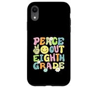 Groovy Peace Out Ottavo Grado Bambini 8 ° Grado Scuola Ultimo Giorno Custodia per iPhone XR