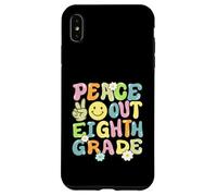 Groovy Peace Out Ottavo Grado Bambini 8 ° Grado Scuola Ultimo Giorno Custodia per iPhone XS Max