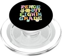 Groovy Peace Out Ottavo Grado Bambini 8 ° Grado Scuola Ultimo Giorno PopSockets PopGrip per MagSafe