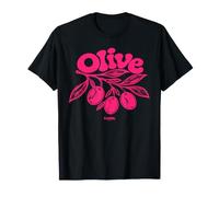 Groovy Pink Olive - Frutta Sana Vegetariana Vegana Maglietta