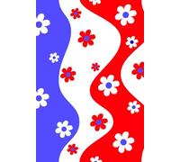 Groovy Red White & Blue Nurse Assessment Notebook, 100 SBAR format patient templates, Nurse Shift Report, Nurse Essentials, Nursing Clinical, RN, LPN: Stay Organized & Ready for Your Shift