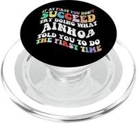 Groovy se all'inizio non riesci a provare a fare ciò che Ainhoa PopSockets PopGrip per MagSafe