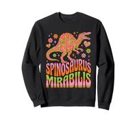 Groovy Spinosaurus Mirabilis Retro 70s Dinosauro Felpa
