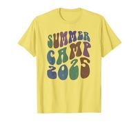 Groovy Summer CAMP 2025 Staff Vibes Host Nurse Autografi Maglietta