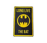 Groovy Uk Batman - Tappetino per interni, 120 cm di lunghezza x 80 cm, colore: Nero/Giallo