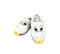 Groovy Uk, pantofole moderne unisex, Bianco e giallo., 3-4