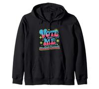 Groovy Vote for Me Consiglio Studentesco Divertente elezione in Classe Felpa con Cappuccio