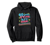 Groovy Vote for Me Consiglio Studentesco Divertente elezione in Classe Felpa con Cappuccio