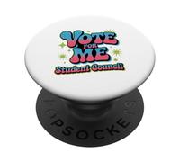 Groovy Vote for Me Consiglio studentesco divertente elezione in classe PopSockets PopGrip Adesivo