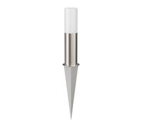 GROPO luce di dissuasione con picchetto a terra per esterni cromo 41cm incl. [EEK: E]