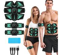 GROSBEAK GE-6-D-GR, EMS Electroestimulador Muscular Unisex Adulto, Verde, Medio