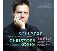 Franz Schubert Schubert: Symphony No. 9 in C 'Great' D944/Berio: 'Rendering (CD)