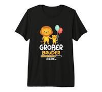 Großer Bruder Loading Tshirt Jungen Löwen Camicia Geschenk Maglietta Premium