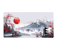 Großes Mauspad - Große Mäusepolster, Präzise Steuerung Mauspad, 40 x 90 cm Chinesisches Design, Rutschfeste Tastaturauflage Für Büro Und Homeoffice