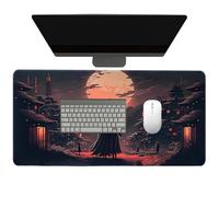 Großes Mauspad - Große Mäusepolster, Präzise Steuerung Mauspad, 40x90 Cm Chinesisches Design, Rutschfeste Tastaturauflage Für Büro Und Homeoffice