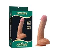 Grosso Dildo Realistico per Donna Fallo Vaginale Largo con Vene Ventosa Pene Toy