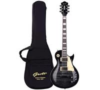 GROTE Chitarra Solid Body Chitarra elettrica con Gigbag LPYS-006 (nero)