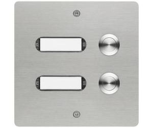 Grothe 55502 Tasto per campanello con targhetta Acciaio inox V2A