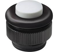 Grothe 61031 Tasto per campanello 1 parte Nero, Bianco 12 V/1,5 A