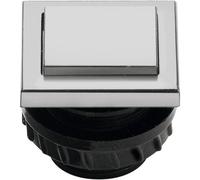 Grothe 61047 Tasto per campanello 1 parte Grigio 12 V/1,5 A