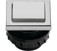 Grothe 61047 Tasto per campanello 1 parte Grigio 12 V/1,5 A
