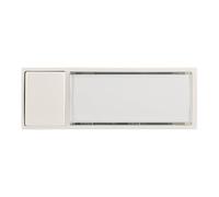 Grothe, Pulsante per campanello Montilux, 1 modulo, colore: Bianco, 51011