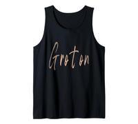 Groton Connecticut Design Vintage Elegante Canotta