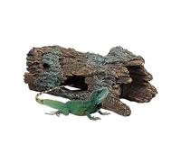 Grotta della Tana del Drago Barbuto | Rettili, Tartarughe, Grotta di eslucertole con Piattaforma Riposo - Piattaforma di Riposo Gecko Nascosto