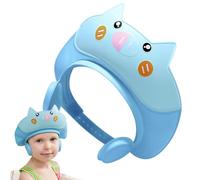 Grotta doccia per, cuccia per il lavaggio dei capelli, cappello da bagno per bambini, cappello da visore per la protezione degli occhi e delle orecchie, scudo shampoo regolabile